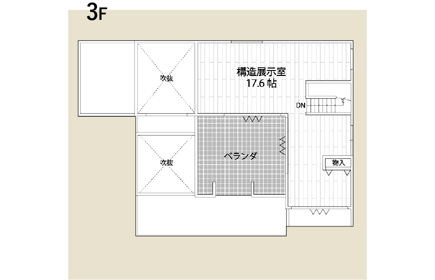旭化成ヘーベルハウスの間取り図-03